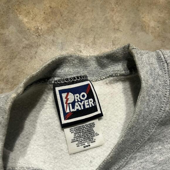 Vintage 90s Denver Broncos NFL Grey Pro Player Sweatshirt - Picture 3 of 3